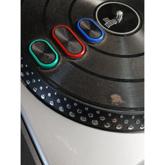 DJ Hero Wireless Turntable Controller Xbox 360 With Game - Tested & Working - Picture 6 of 8